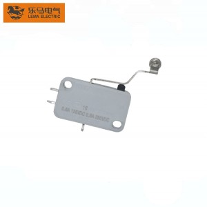 Automation Equipment Micro Switch Long Bent Wheels Lever Grey Switch Solder Terminal Kw7-23y