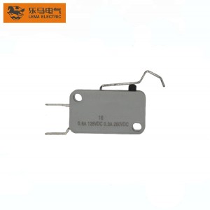 Lema Factory Supply Micro Switch Home Appliance Long Bent Arm Side Common Terminal Grey Kw7-97e
