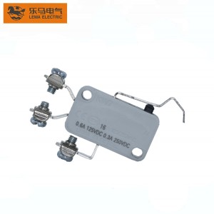 Automation Equipment Micro Switch Brsaa Screw Terminal with Long Bent Lever Grey Switch Kw7-971L