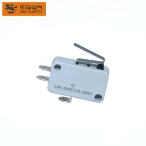 Lema Brand Factory Supply Microswitch Grey Kw7-42z Long Bent Lever Solder Terminal Electronic Device