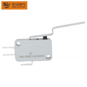 Factory Supply Micro Switch Long Bent Lever Grey 16A 250V KW7-9I2
