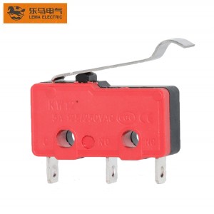 Compact Design Mini Micro Switch Long Bnet Lever kw12-55 5A