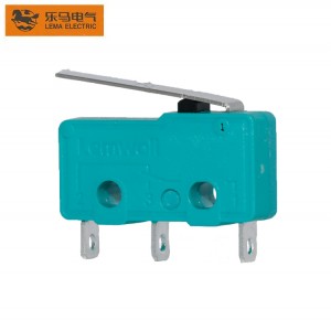 Factory Supply Mini Micro Switch Green KW12-1 with Lever