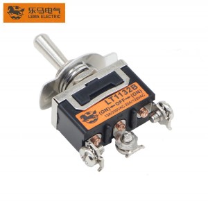 Toggle Switch Screw Terminal ON-OFF-ON Automatic Reset LT1132B