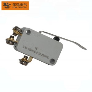 Micro Switch Grey Screw Terminal With Lever Electric Switch KW7-1I2L1