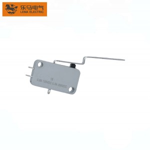 Lema Brand Small Limit Switch Solder Terminal Long Arm Grey KW7-9I2Y spdt Micro Switch