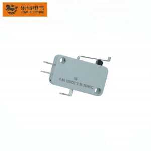 Sensitive Home Appliance Micro Switch Grey Short Bent Lever Solder Terminal Switch Kw7-13z with CQC Approval