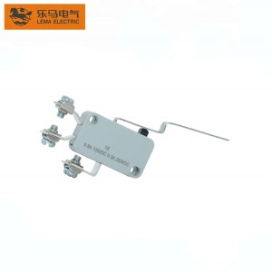 Micro Switch Electronic Equipment Extra Long Bent Lever Screw Terminal Grey Micro Switch KW7-9I2L