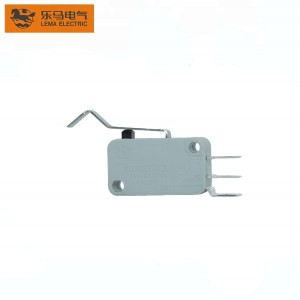 Factory Supply Auto Electronic Micro Switch Grey Long Arm Side Common Terminal Spdt-Nc Switch Kw7-97D