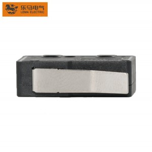 Mini Micro Switch Bent Lever KW12-12 Black 5A