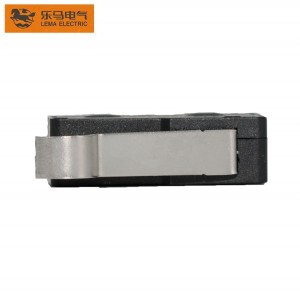 Mini Micro Switch Black Long Bent Lever 5A Solder Terminal