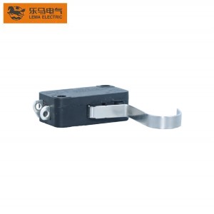 Factory Supply Micro Switch Black KW7-83Y Long Bent Lever Solder Terminal with CE CQC UL