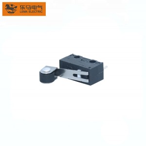 Factory Supply Mini Micro Switch with Roller Lever Black 3A Kw10-2p