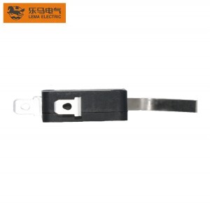 Lema Factory Supply KW7-962 High Bent Lever Micro Switch Black