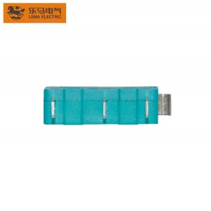 Mini Micro Switch Long Arm Solder Terminal Green KW12-5