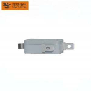 Lema Brand Limit Switch KW7-5B Long Bent Lever Quick Solder terminal Grey