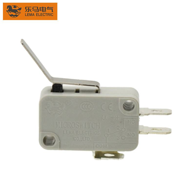 Fixed Competitive Price Micro On Off Switch - Superior Lema KW7-15 bent lever snap action micro switch 16a 250vac microswitch – Lema