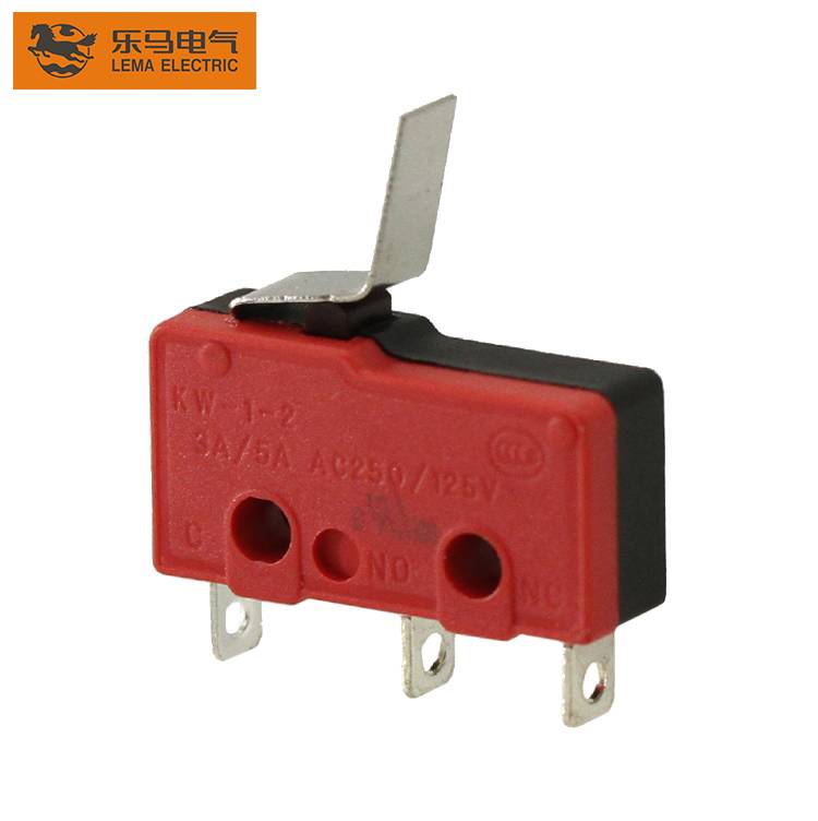 18 Years Factory Roller Plunger Door Switch - Lema KW12-14 lever subminiature micro switch 5a 250vac lever microswitch – Lema