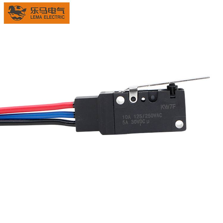 OEM/ODM Manufacturer Micro Switch 5a 125250vac - Lema  KW7F-1L 16a Spdt double combined micro switch – Lema