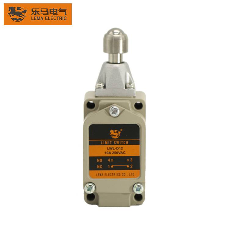 China Wholesale Fisher 304 Limit Switch Manufacturers –  Lema LWL-D12 top ball plunger waterproof limit switch for gate opener – Lema