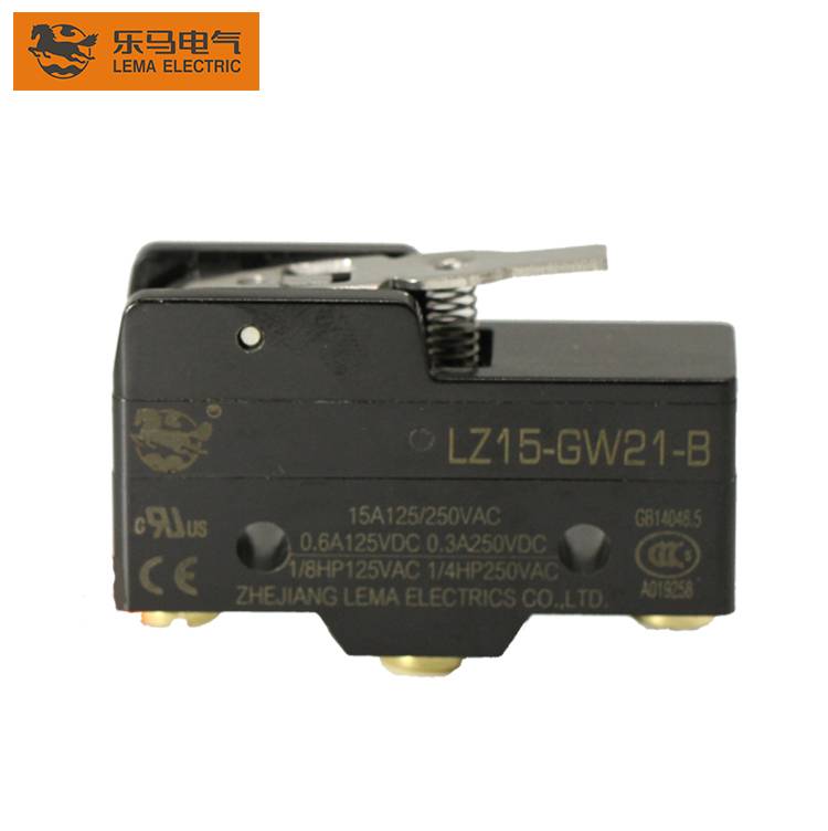China Wholesale Vs15 Micro Switch Pricelist –  Lema LZ15-GW21-B Z-15GW21-B Cabinet Limit Switch 15 AMP 250VAC – Lema