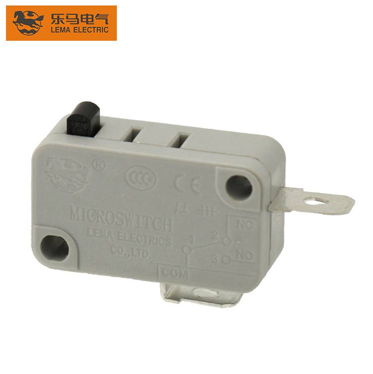 China wholesale Micro Switch 250v 16a - Lema KW7-0B grey normally close actuator sensitive micro switch 40t85 microswitch – Lema