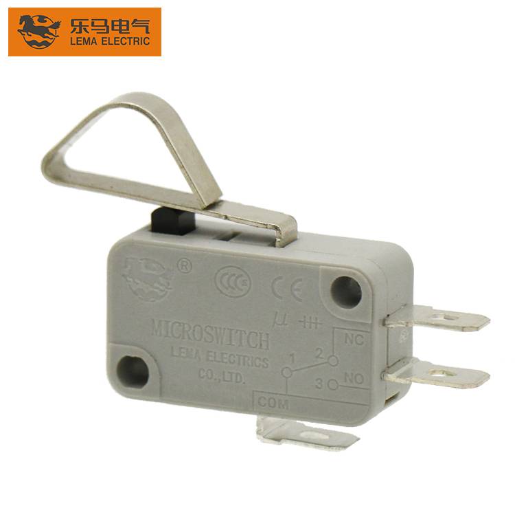 Lema KW7-4 grey bent lever sensitive micro switch general snap action microswitch