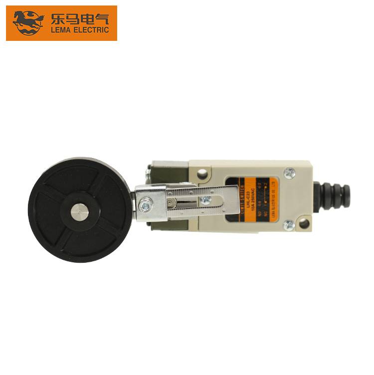 China Wholesale Hydraulic Cylinder Limit Switch Pricelist –  Lema LHL-C23 side adjustable large roller lever compact limit switch low price ip65 – Lema