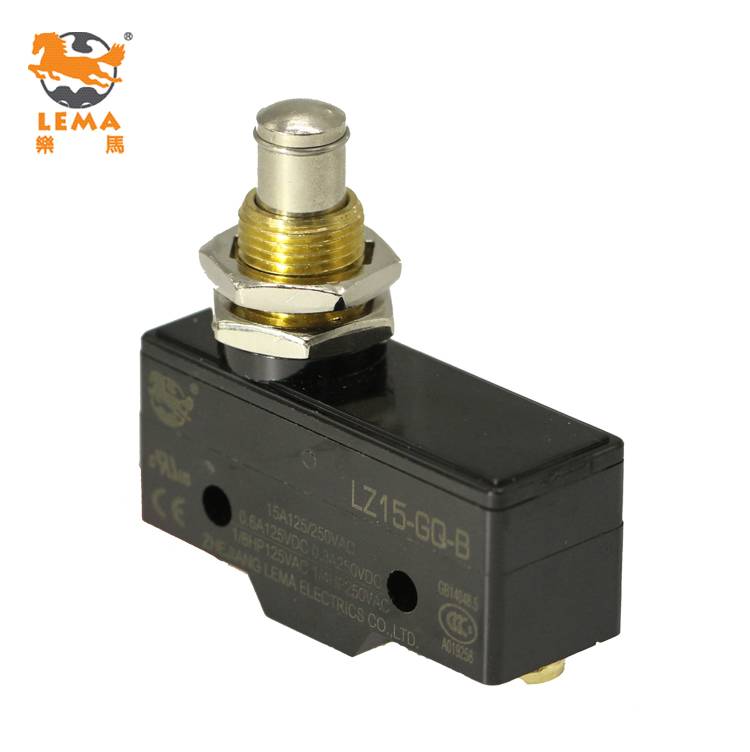 High quality LZ15-GQ-B panel mount plunger microswitch
