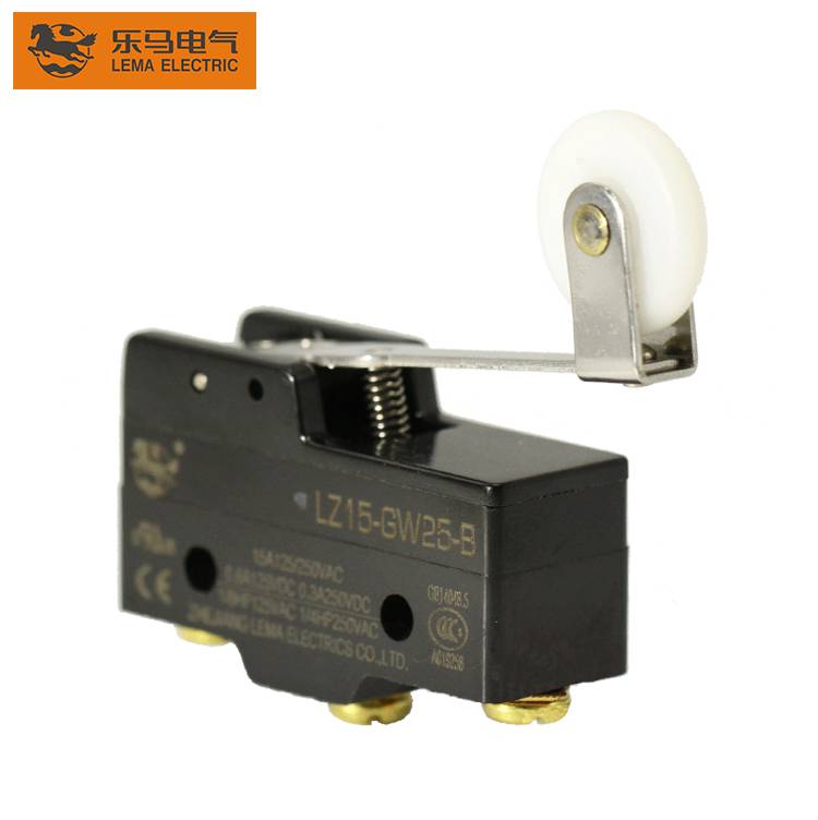 China Wholesale Micro Switch Pressure Switch Factory –  LZ15-GW25-B Hinge Plastic Large Roller Lever IP40 Screw Terminal Micro Switch – Lema