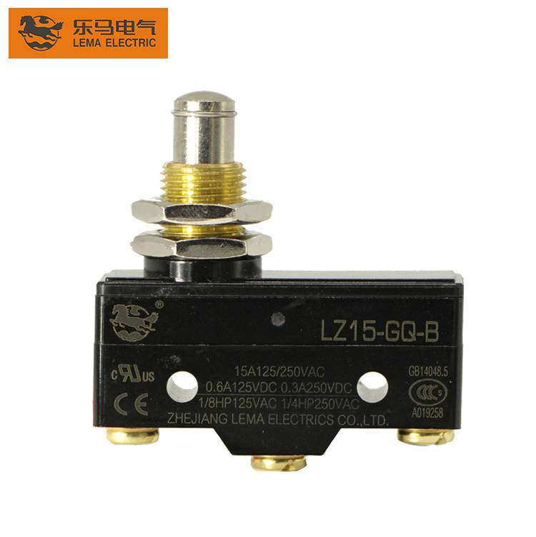 Lema LZ15-GQ-B panel mount plunger limit switch CE approved limit switch