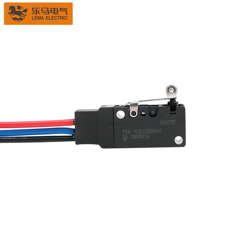 Best Price for 5e4 T105 Micro Switch Electric Heating - Hot products KW7F series  waterproof 1a 125vac micro switch – Lema