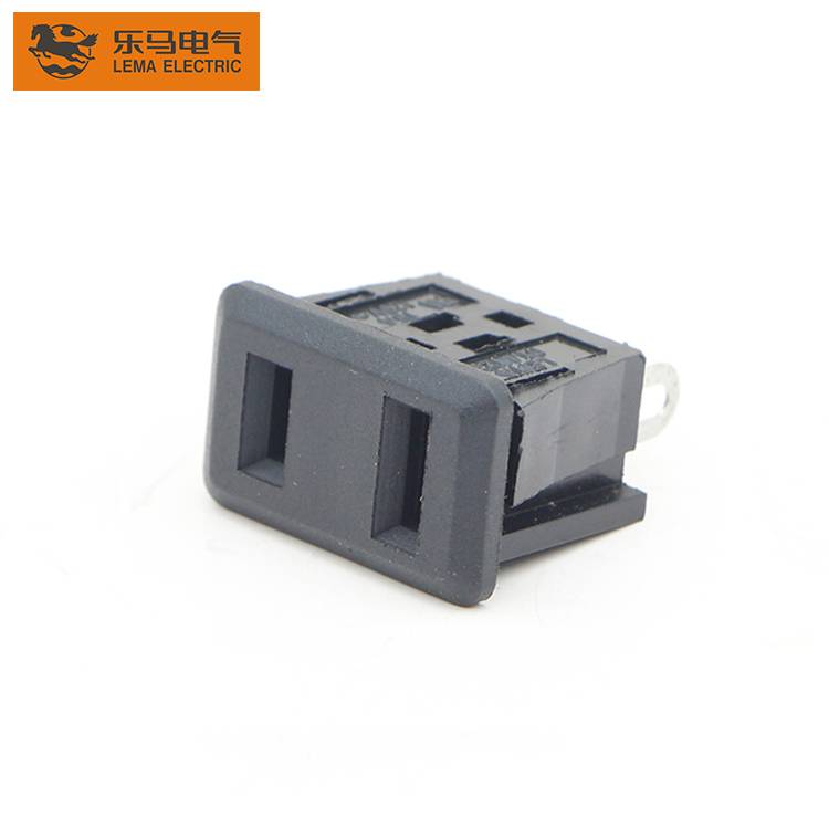 China Wholesale Foot Switch Electric Power Manufacturers –  IPZ-5 Panel Mounting Chassis Socket 2 Solder Pin Male Socket – Lema
