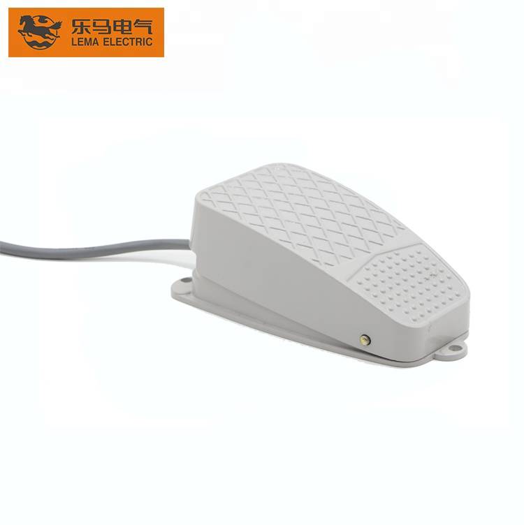 China Wholesale Metal Pedal Switch Suppliers –  Lema LF-22 10A 250V aluminum alloy electric illuminated foot switch – Lema