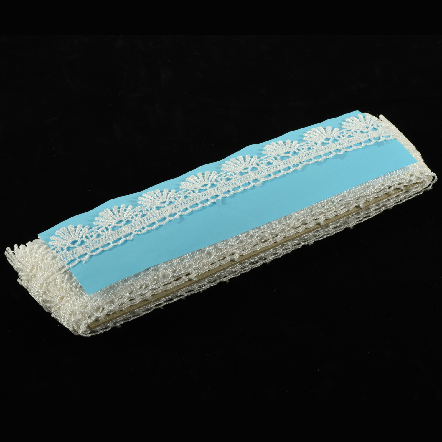 White Polyester  Lace trim White Embroidery Wide Chemical Lace Trim