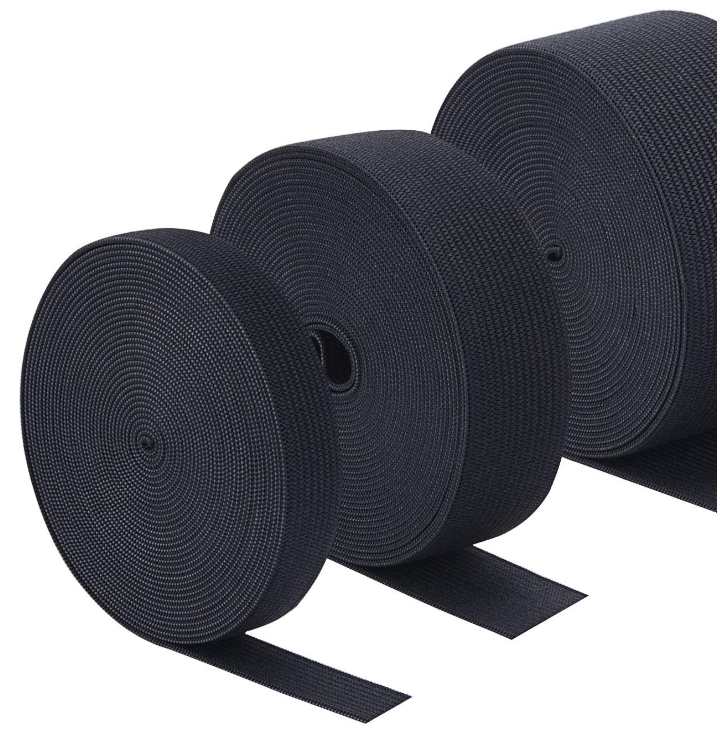 Polyester Webbing 50mm Black Twill Tape Manufacture for Luggage Belt