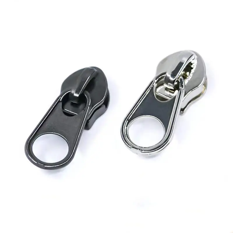 Wholesale high quality hot sale customized 5# metal zinc alloy Zipper sliders