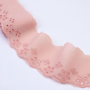 LEMO factory direct sales pink TC lace cotton f...