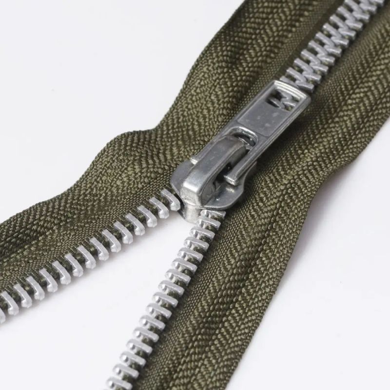 LEMO Wholesale #8 OE Aluminum Metal Zipper for Garment Clothing