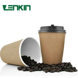 ripple wall paper cups with lids