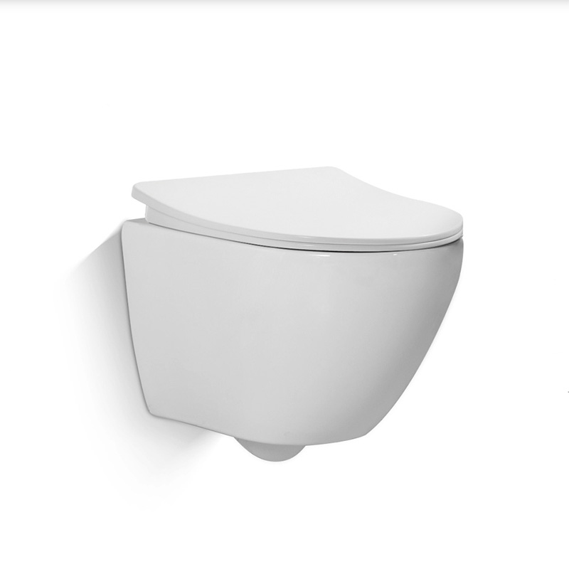 New Fashion Design for Pop Assembly - Small size wall hung ceramic tornado flush toilet wc space saving wall mounted toilet Bathroom – LEPPA