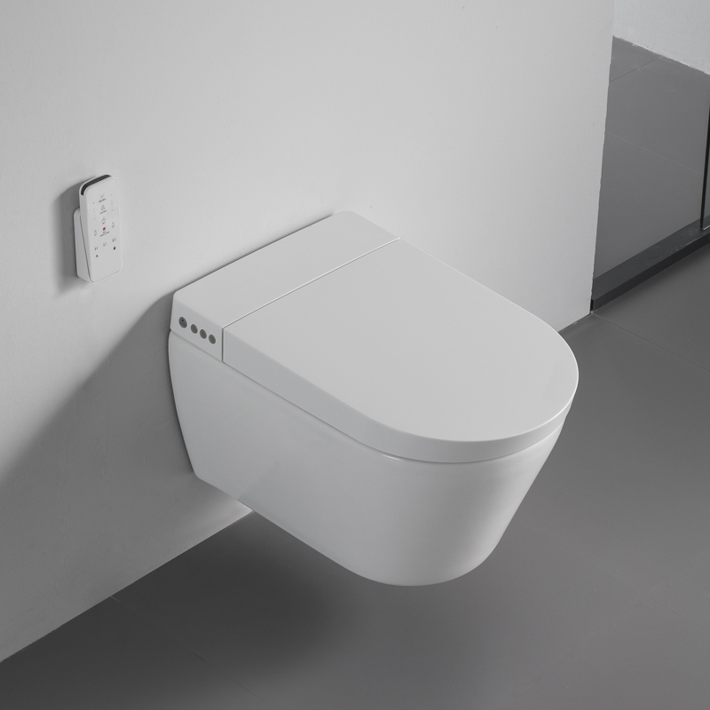 Self-Cleaning Wall Mounted Intelligent Toilet Modern Smart Toilet With Bidet Function