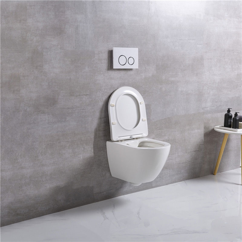 Small size wall hung ceramic tornado flush toilet wc space saving wall mounted toilet Bathroom