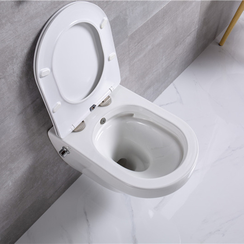 Super water saving quiet flush hanging toilette ceramic wall hung toilets bidet wc rimless toilet with bidet