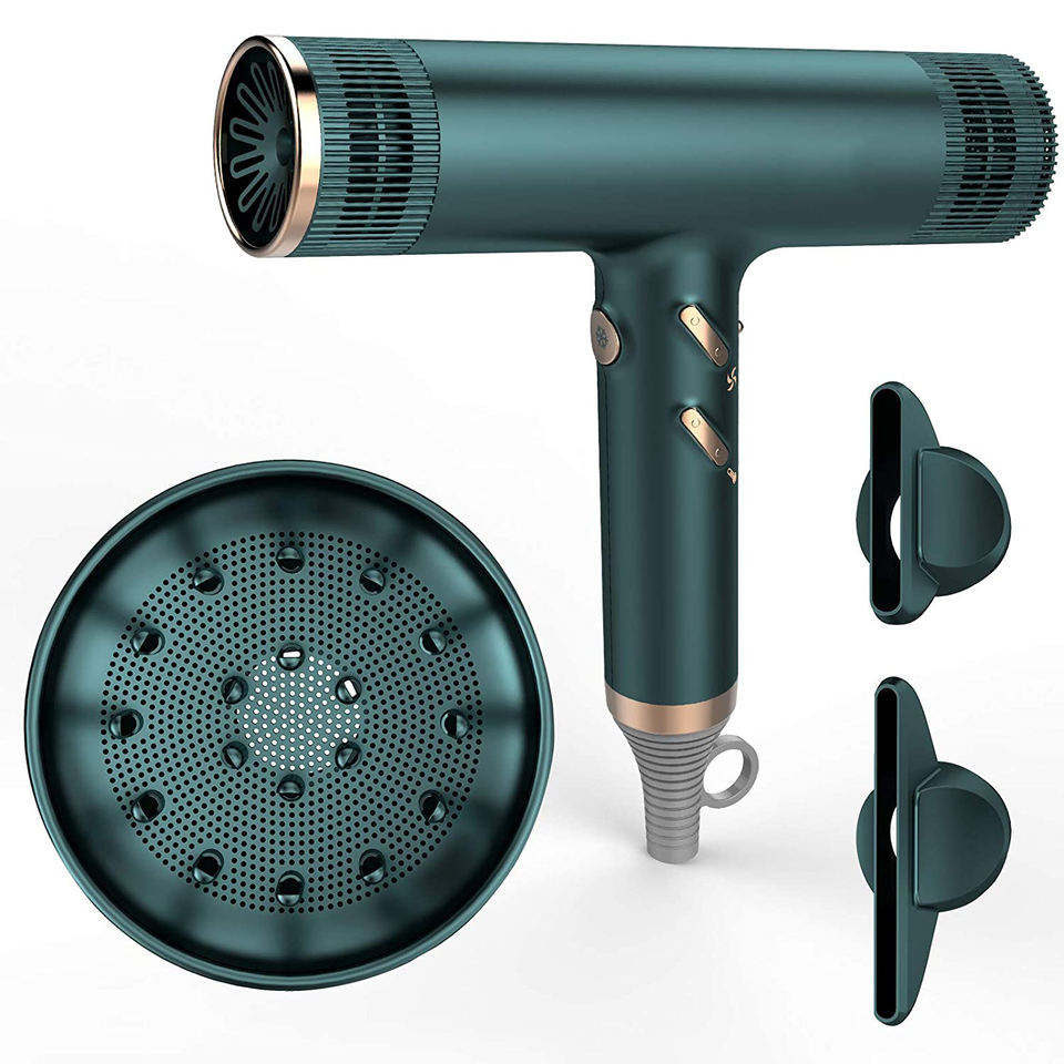 Manufacturer of Bonnet Hood Hair Dryer Attachment - LS-085A High speed 110,000 rpm brushless motor new professional salon hair dryer with digital LED/LCD display brushless Hair dryer – Lescoton
