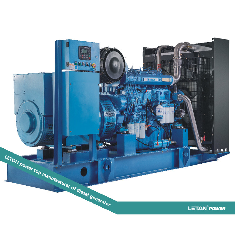 Generator set powered by Weichai Baudouin LETON power generator
