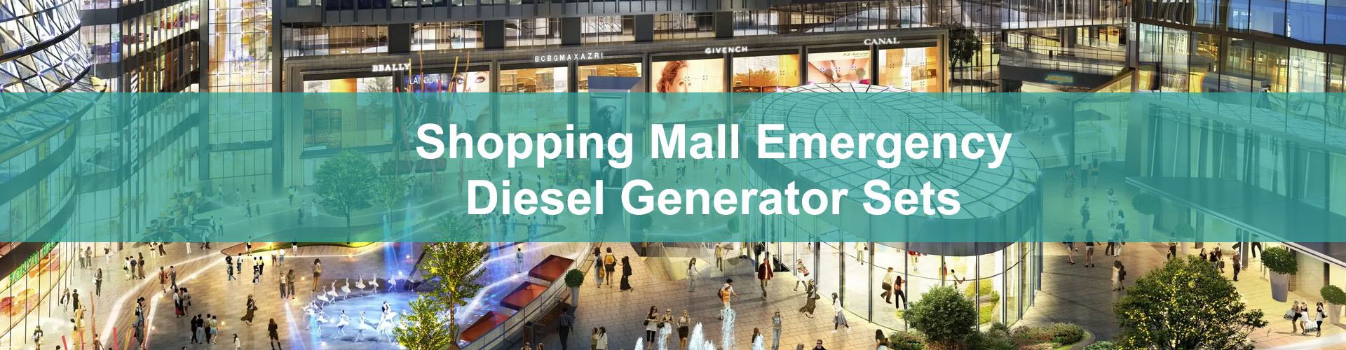 Shopping mall use diesel generator set Leton power standby generator setsImage