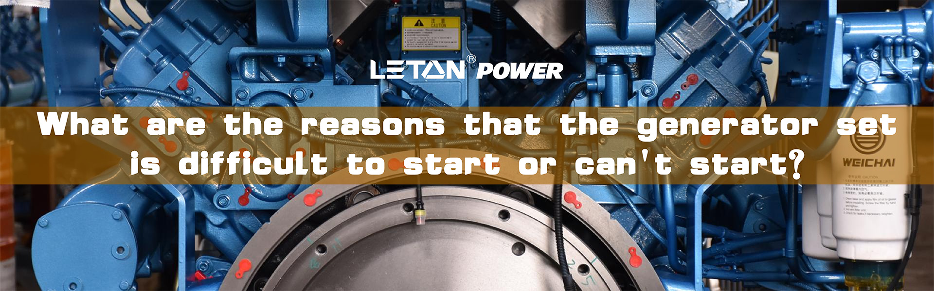What are the reasons that the generator set is difficult to start or can’t start?