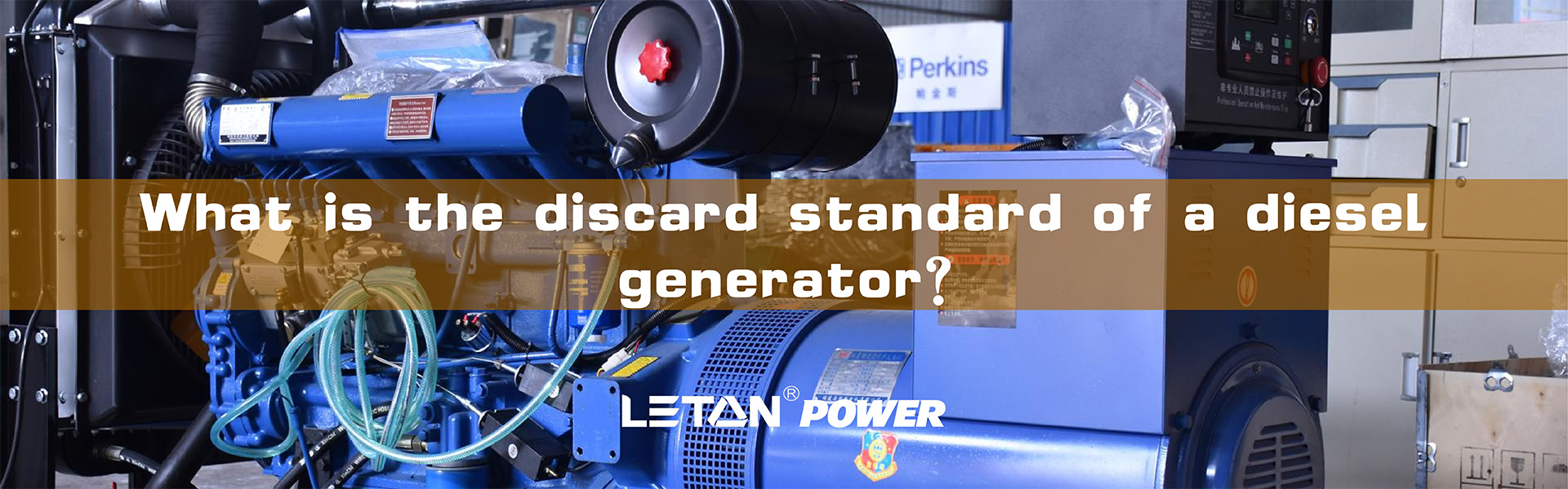 What is the discard standard of a diesel generator?