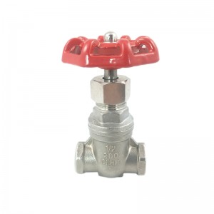 stainless steel pipe fittings and valves cf8m pn16 high pressure internal thread gate valve for water supply